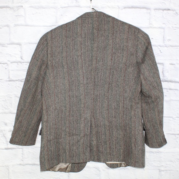 *Polo by Ralph Lauren Gray Virgin Wool 2-Button Jacket Sport Coat Size - Picture 6 of 9